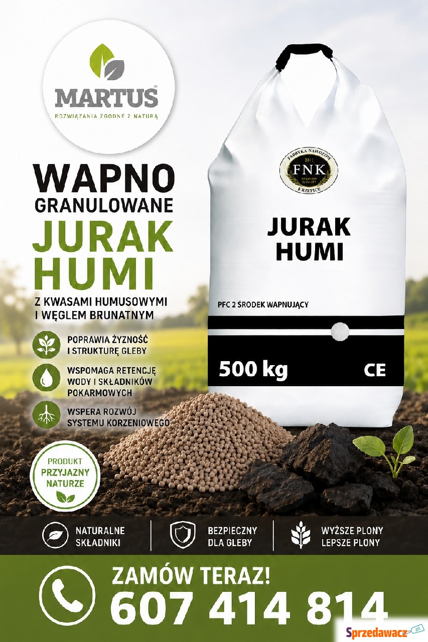 Wapno granulowane JURAK HUMI
