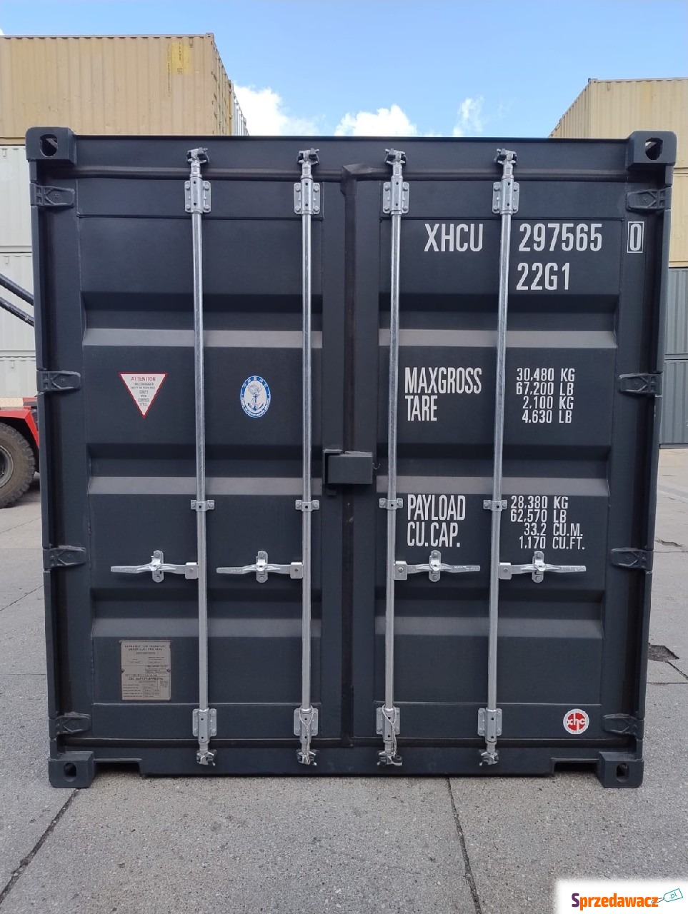 Kontener morski nowy 20 DV OneWay...