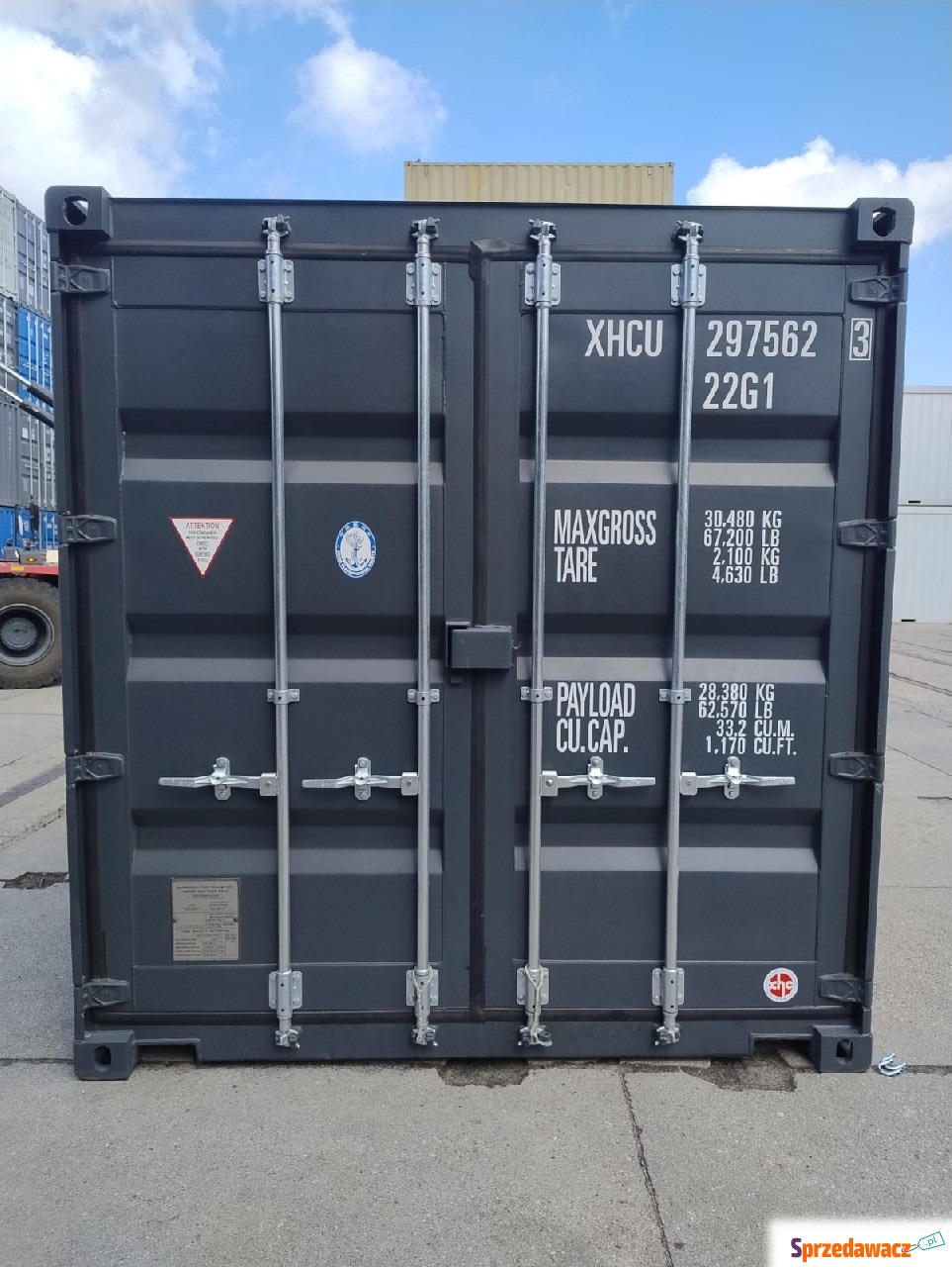 Kontener morski 20 DV OneWay -...