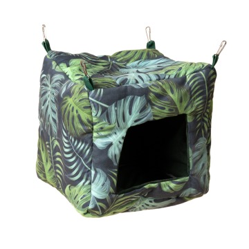 TIAKI Jungle Collection, jaskinia dla małych zwierząt - Dł. x szer. x wys.: 24 x 24 x 24 cm