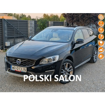 Volvo V60 Cross Country - SALON POLSKA Klimatronic Bluetooth Tempomat Skóra Xenon Navi Alu 18