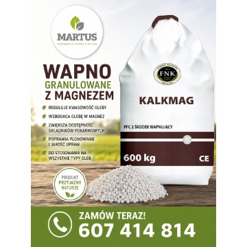 Wapno granulowane z magnezem KalkMag