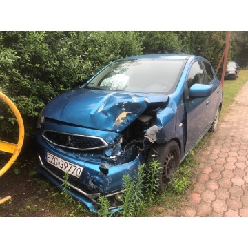 Mitsubishi Space Star  Hatchback 2016,  1.2 benzyna - Na sprzedaż za 6 700,00 zł - Zgierz - zdjęcie 4