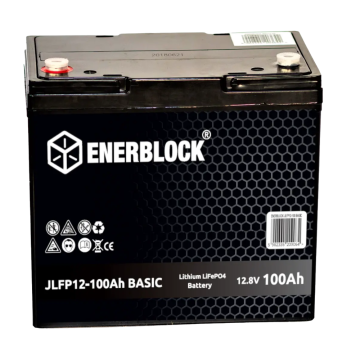 Akumulator Enerblock Lithium LifePo4 12.8V 100AH... - Pozostałe art. elekt... - Wołomin - zdjęcie 1