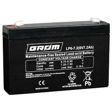 Akumulator Grom LP6-7.2 7.2Ah 6V Wołomin Wile... - Pozostałe art. elekt... - Wołomin - zdjęcie 1