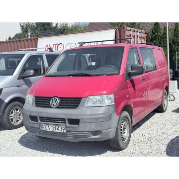 Volkswagen Transporter - VW T5 1.9 TDI 102KM 5-osób, brygadówka