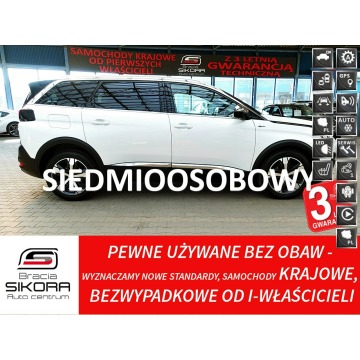 Peugeot 5008 - GT Line 2,0HDi 177KM 7Osób Skóra+Led+MASAŻE GWAR. 1wł Bezwyp Kraj F23%