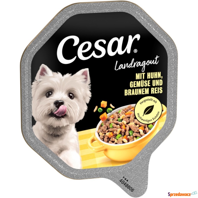 Megapakiet Cesar w tackach, 28 x 150 g - Land... - Karmy dla psów - Szczecinek