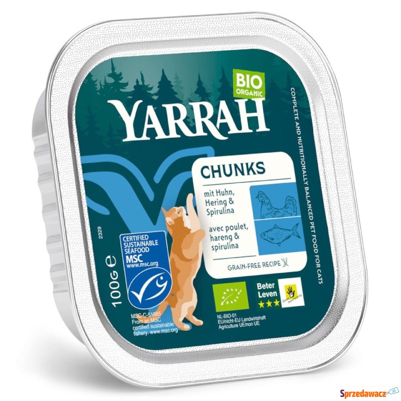 Yarrah Bio Chunks, 16 x 100 g - Biokurczak i... - Karmy dla kotów - Piekary Śląskie