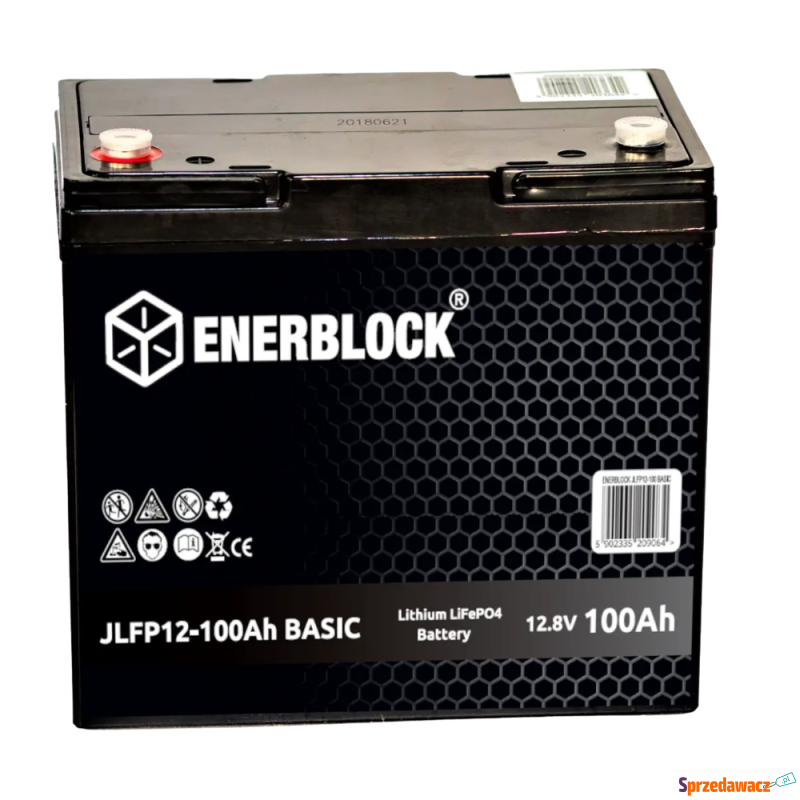 Akumulator Enerblock Lithium LifePo4 12.8V 100AH... - Pozostałe art. elekt... - Wołomin