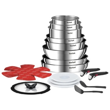 Tefal Ingenio Emotion L897SJ04 20 el. srebrny