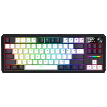 Klawiatura Klawiatura gamingowa Redragon Wildslash LCD Pro K746WB-RGB-PRO Redragon RPC bezprzewodowa