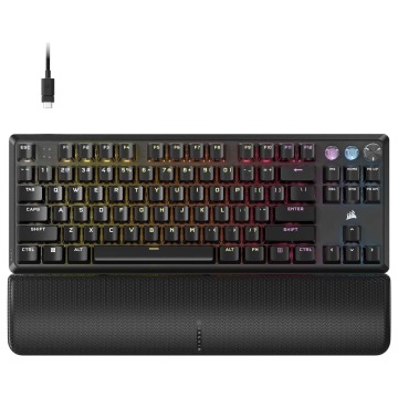 Klawiatura Klawiatura gamingowa Corsair K70 PRO TKL-MGX V2 black przewodowa magnetyczno-mechaniczna 