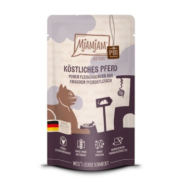 MjAMjAM Quetschie, 12 x 125 g - Pyszna konina