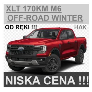Ford Ranger - XLT 170KM 4x4 Dostępny od ręki ! Niska Cena!  Pakiet Off-Road  Winter