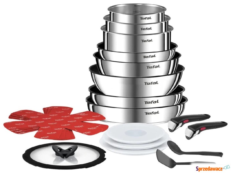 Tefal Ingenio Emotion L897SJ04 20 el. srebrny - Garnki - Gliwice