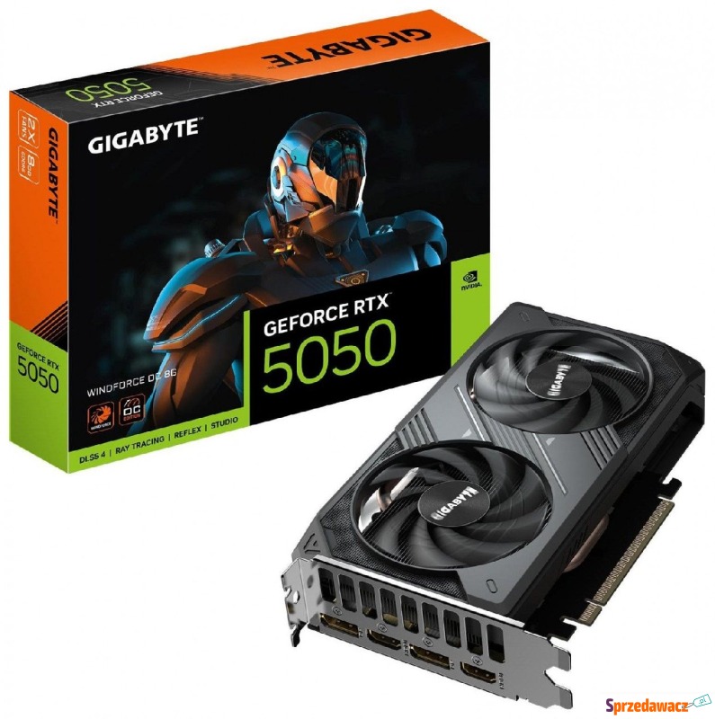 Gigabyte GeForce RTX 5050 WINDFORCE OC 8GB DLSS... - Karty graficzne - Częstochowa