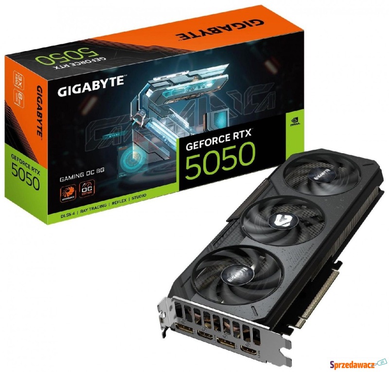 Gigabyte GeForce RTX 5050 GAMING OC 8GB DLSS 4 - Karty graficzne - Dąbrowa Górnicza