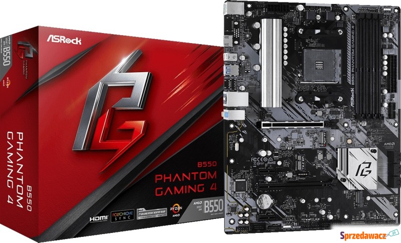 ASRock B550 PHANTOM GAMING 4 - Płyty główne - Wrocław