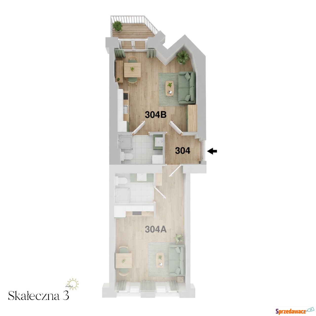 28,37 m², kamienica z windą ·...