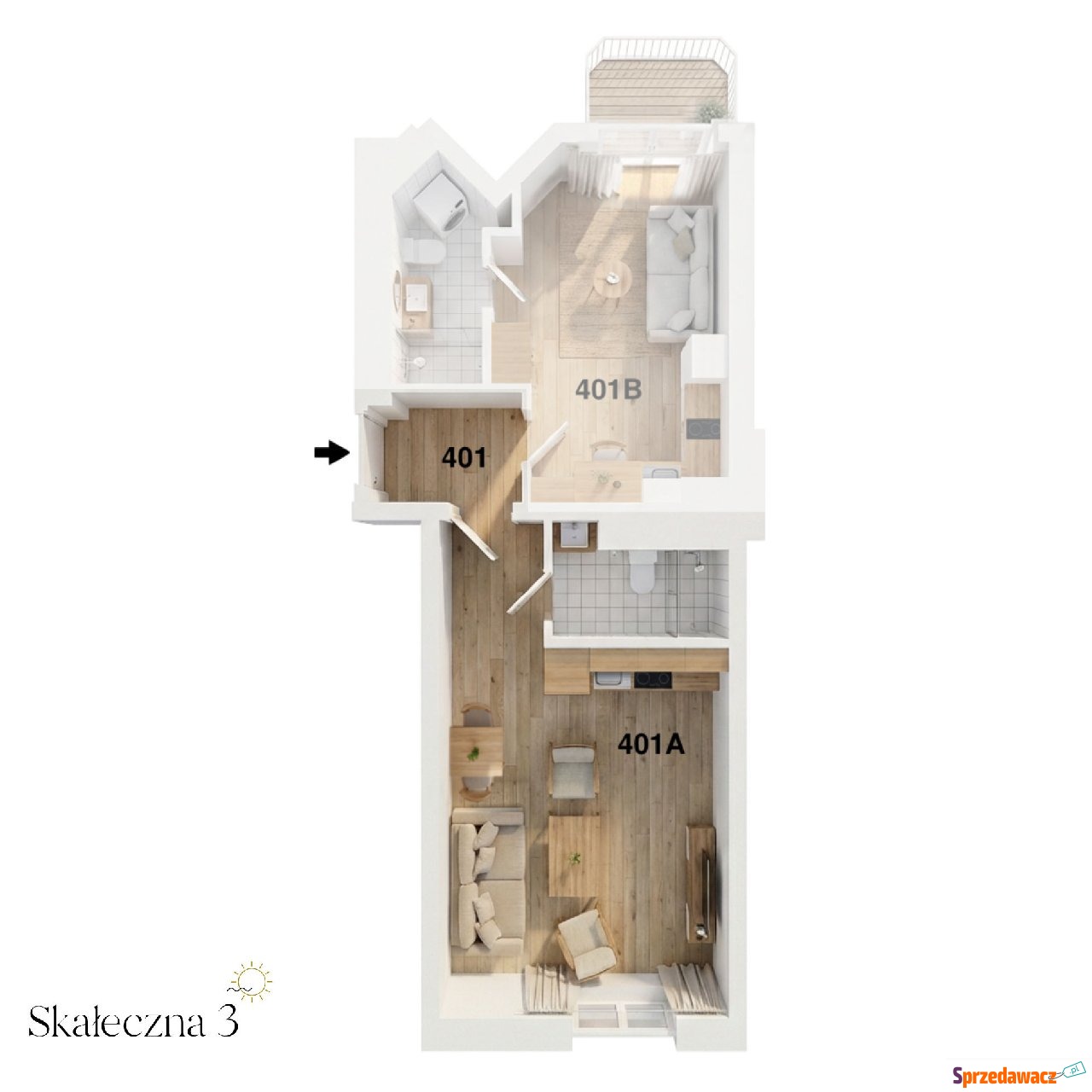 28,22 m², kamienica z windą ·...