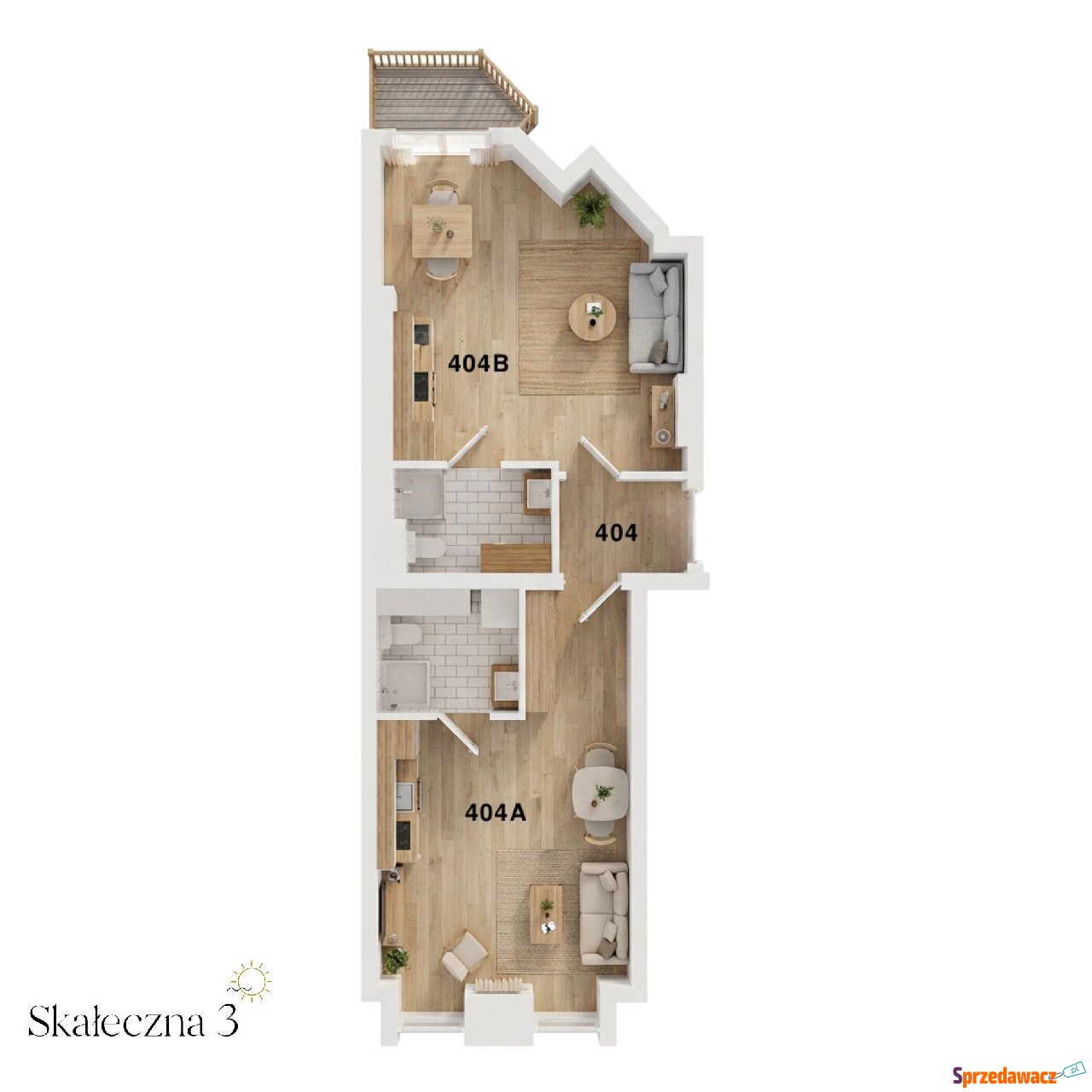56,92 m², kamienica z windą ·...
