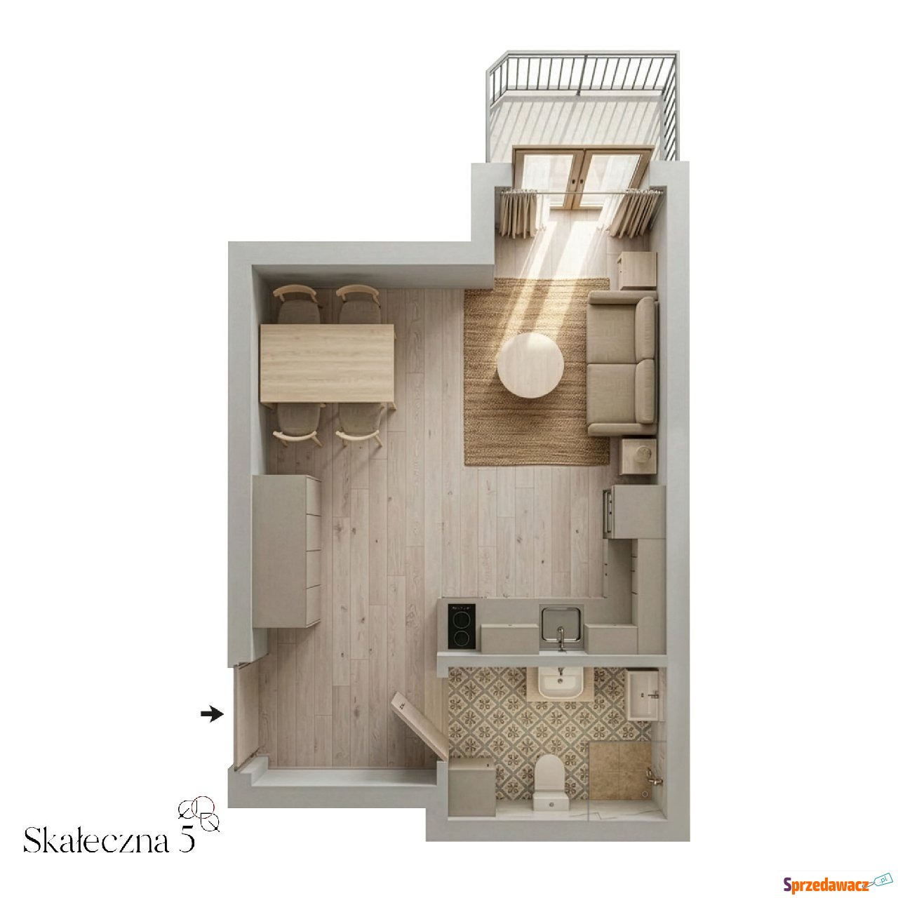 28,64 m², kamienica z windą ·...