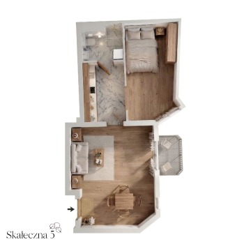48,96 m², kamienica z windą · Kazimierz