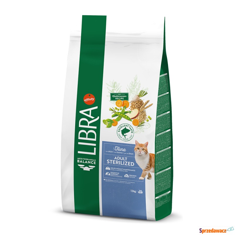 Libra Cat Sterilized, tuńczyk - 2 x 12 kg - Karmy dla kotów - Kielce