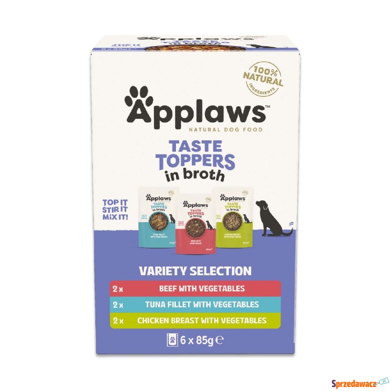 Applaws Taste Toppers 6 x 85 g - Zestaw próbny... - Karmy dla psów - Słupsk