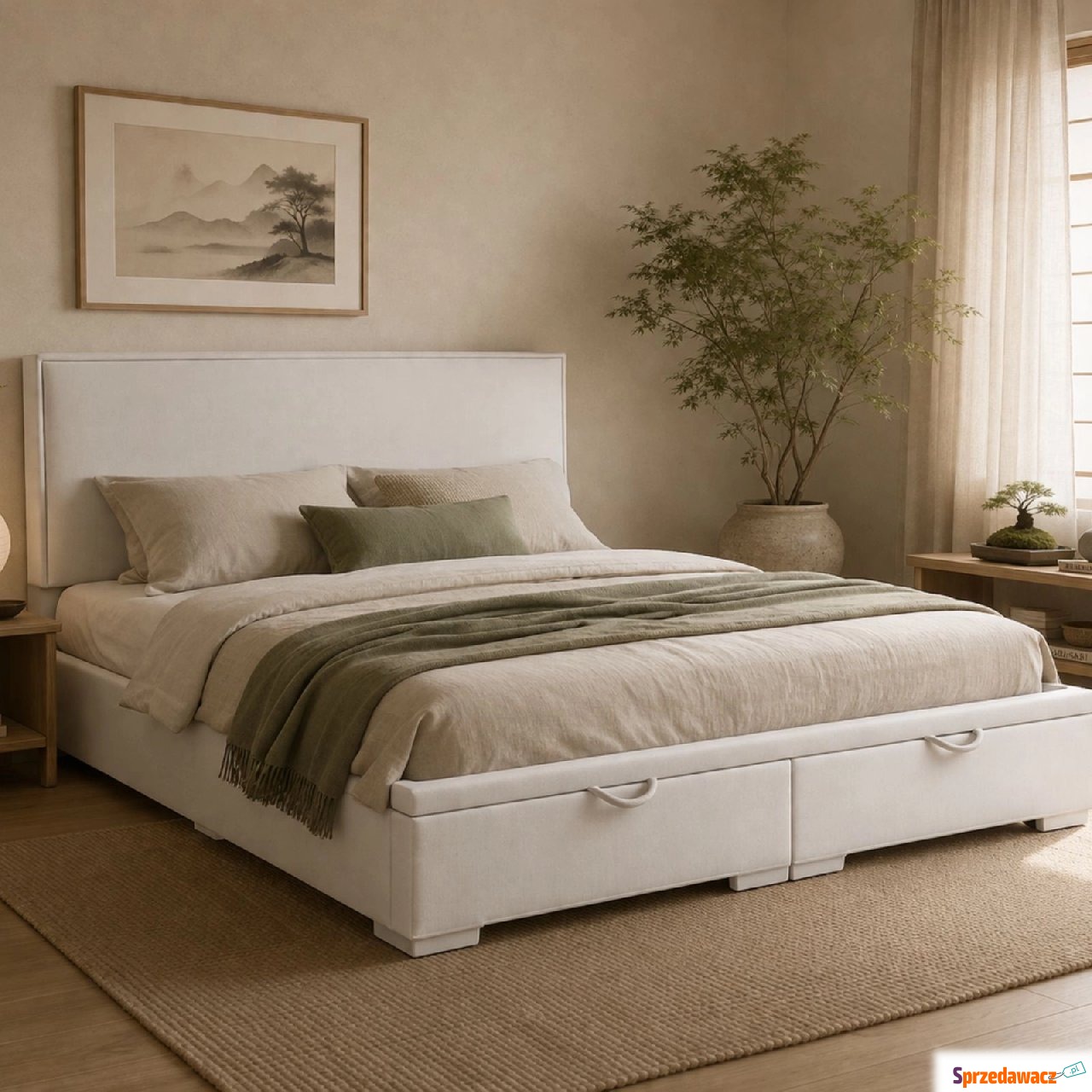 Łóżko kontynentalne Praline Zi...