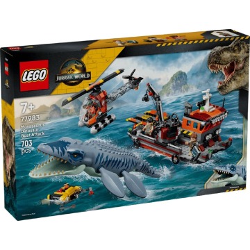Klocki konstrukcyjne LEGO Jurassic World 77983 Atak mozazaura na łódź