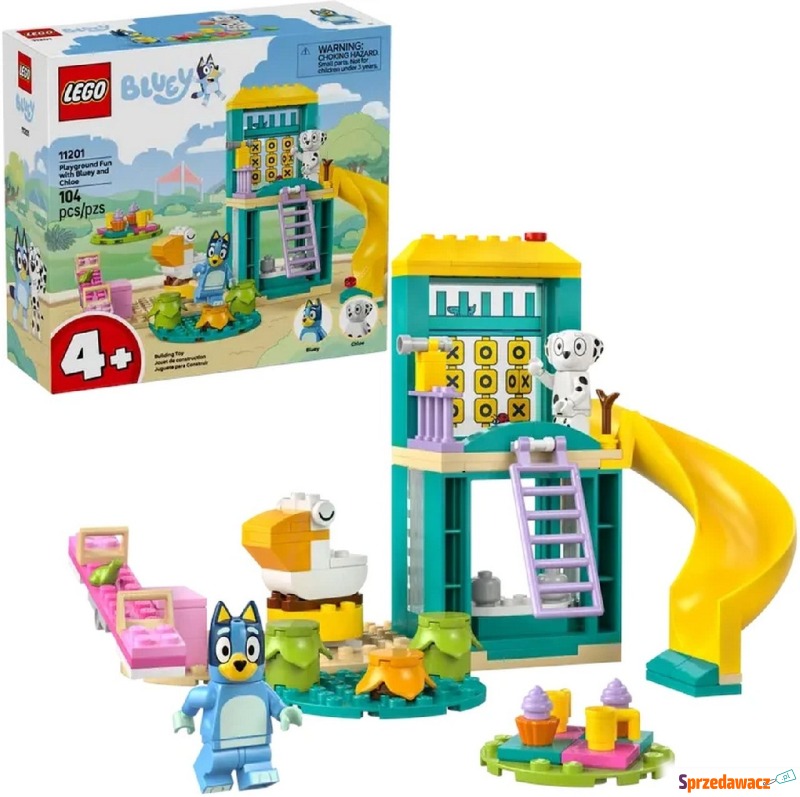 Klocki konstrukcyjne LEGO Bluey 11201 Blue I... - Klocki - Kraków