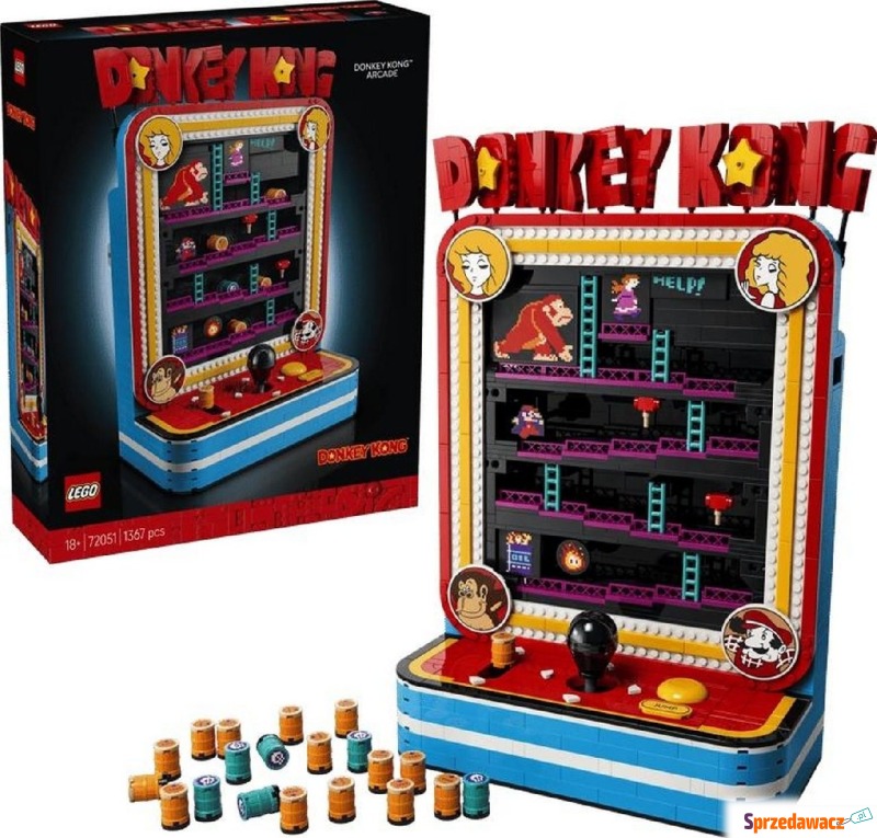 LEGO Super Mario 72051 Automat do gry Donkey Kong - Klocki - Gdańsk