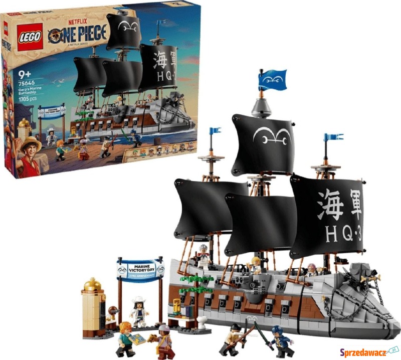 Klocki konstrukcyjne LEGO One Piece 75646 Statek... - Klocki - Zabrze