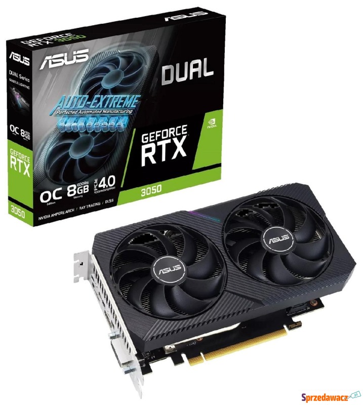 ASUS GeForce RTX 3050 DUAL 8GB OC V2 - Karty graficzne - Zgierz