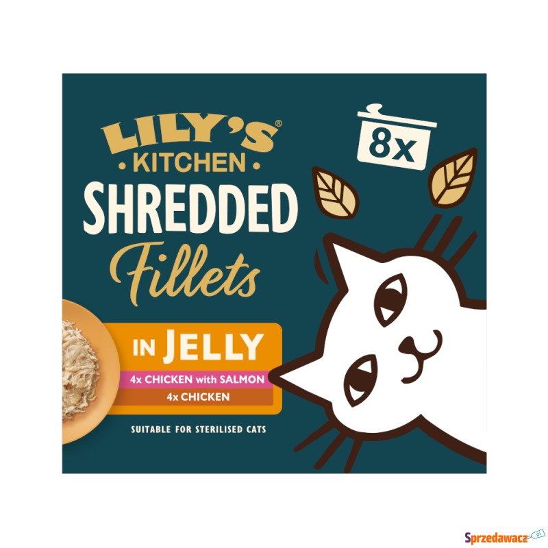 Lily's Kitchen Shredded Fillets dla kotów, 8 x... - Karmy dla kotów - Radom