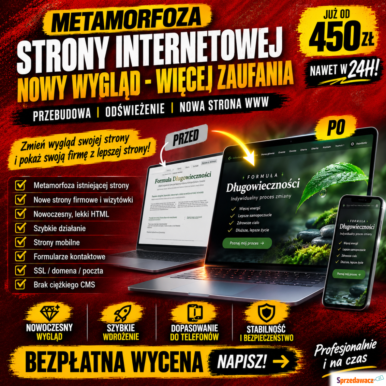 Metamorfoza strony WWW | Przebudowa...