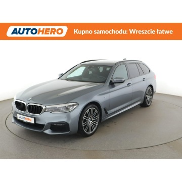 BMW 520 - 520d xDrive M Sport Nawigacja Tempomat Skóra ParkAssist IAS Kamera LED