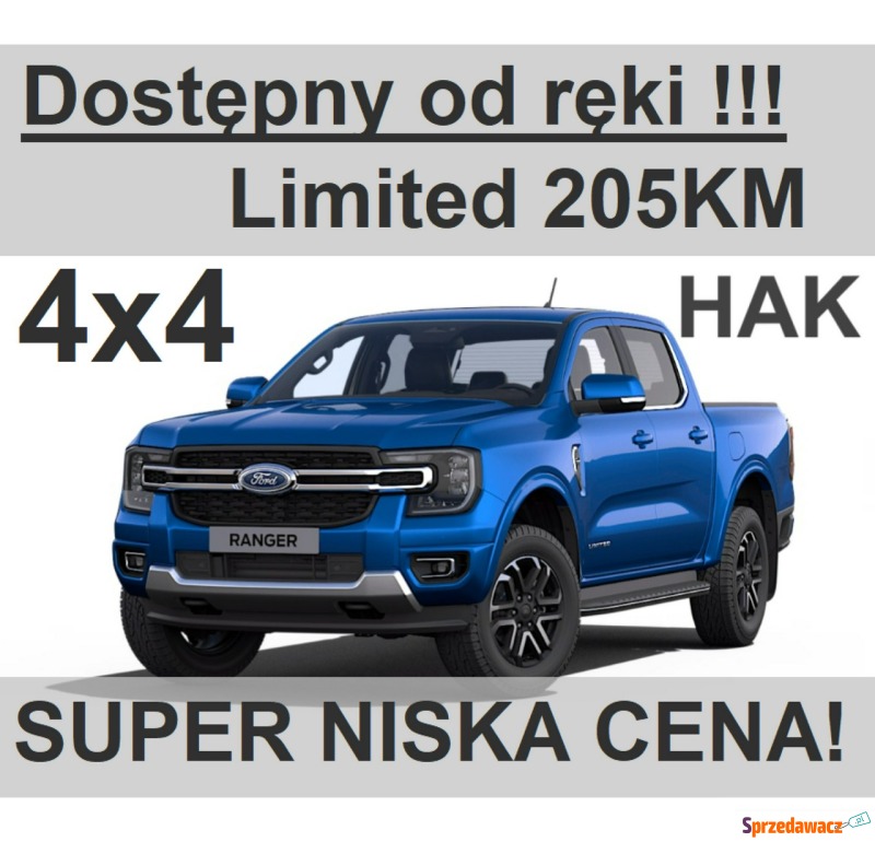 Ford Ranger  SUV 2025,  2.0 diesel, automat - Na sprzedaż za 202 500 zł - Szczecinek