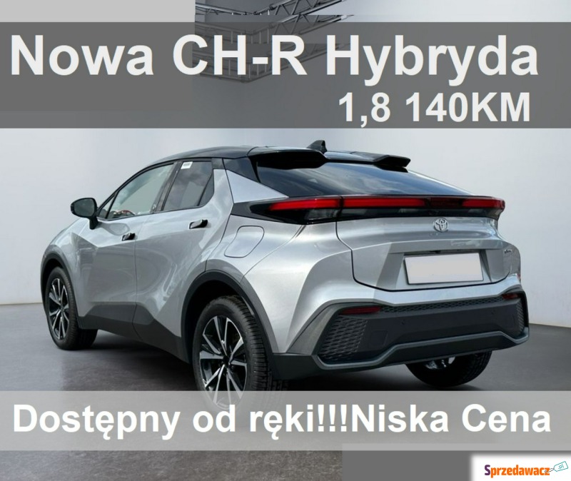 Toyota C-HR  SUV 2026,  1.8 hybryda, automat - Na sprzedaż za 132 900 zł - Szczecinek