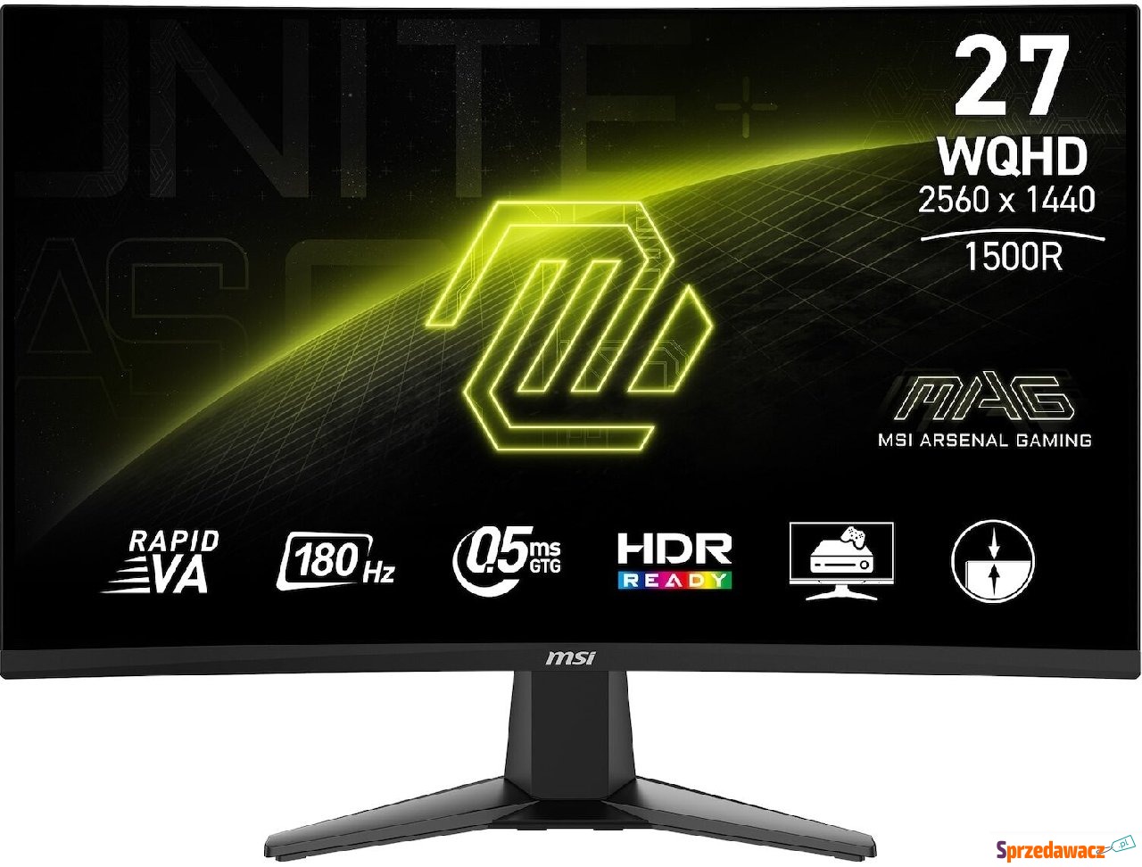 MSI MAG 27CQ6F - 180Hz | QHD |...