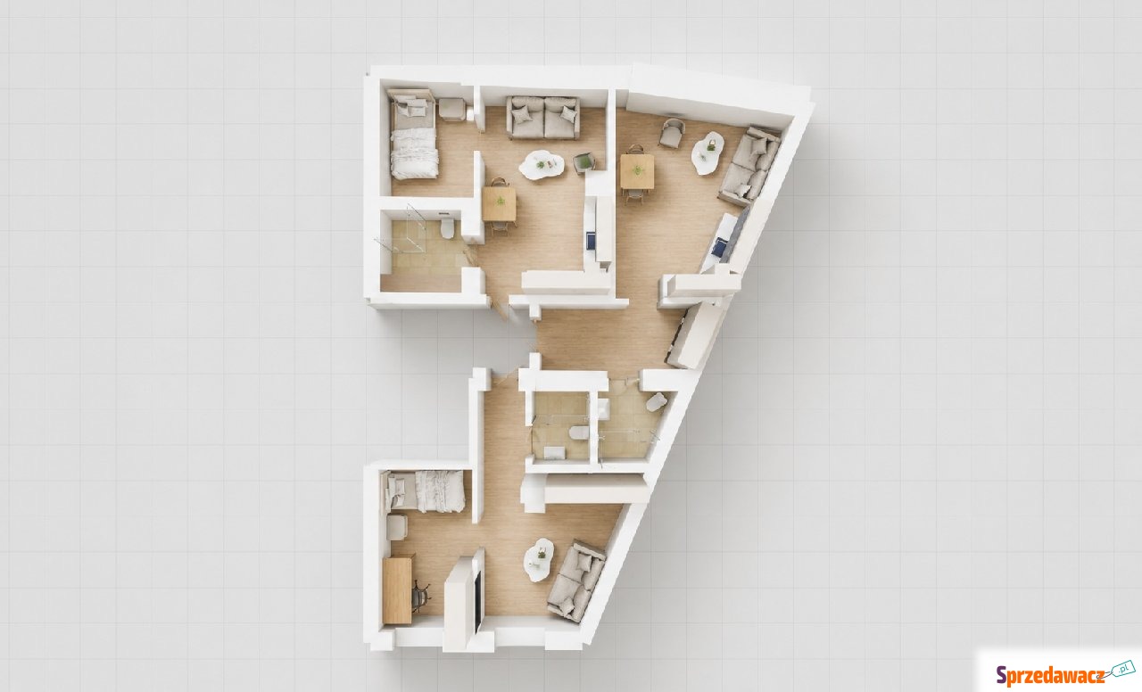 84m², 5 pokoi, Kraków Stradom -...