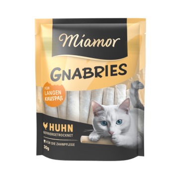 Miamor Gnabries, pałeczki do żucia - Kurczak, 12 x 30 g