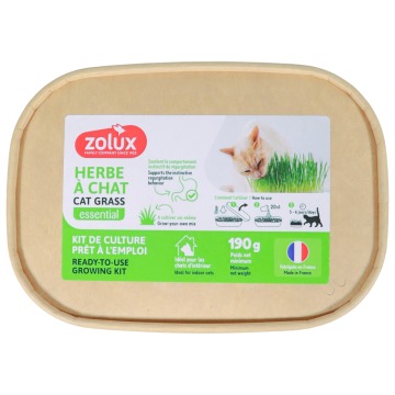 Zolux trawa dla kota - Dł. x szer. x wys: 17 x 12 x 4,5 cm