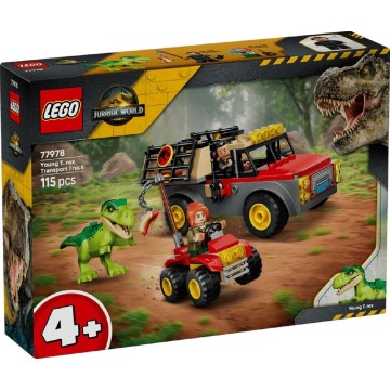 Klocki konstrukcyjne LEGO Jurassic World 77978 Ciężarówka do transportu młodego tyranozaura