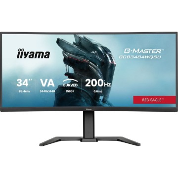 iiyama G-Master GCB3484WQSU-B2 Red Eagle - 200Hz | UWQHD | 34'' | VA | 0.4ms