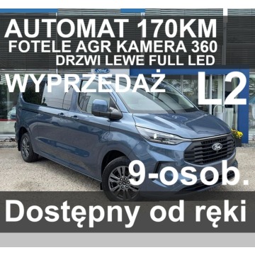 Ford Transit Custom  Minivan/Van 2025,  2.0 diesel, automat - Na sprzedaż za 195 379 zł - Szczecinek - zdjęcie 1
