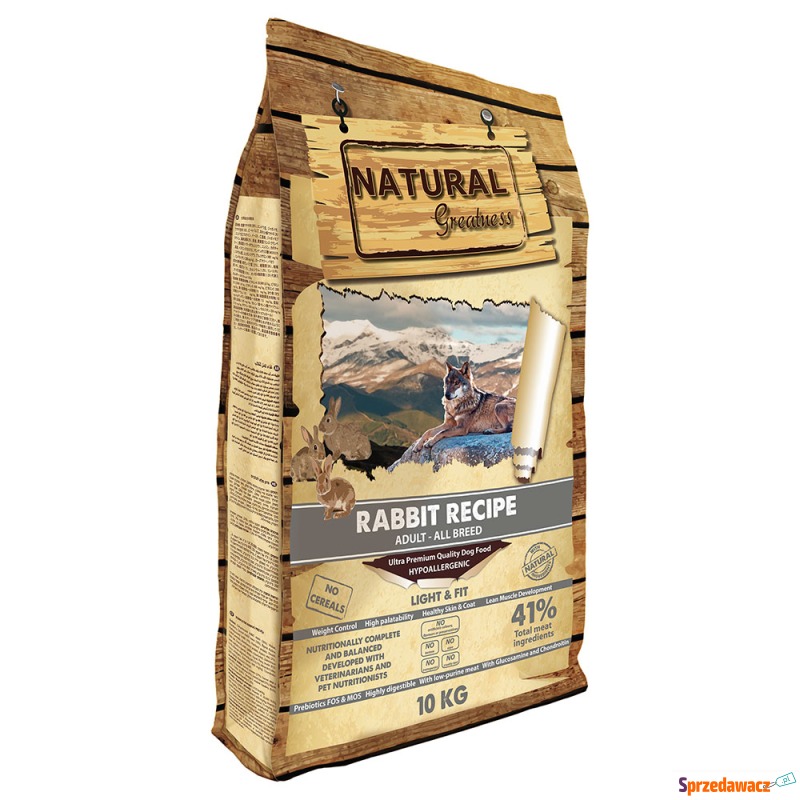 Natural Greatness Light Rabbit Dog Food - Pod... - Karmy dla psów - Płock