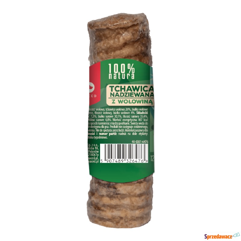 Maced nadziewana tchawica wołowa - 3 x 120 g - Przysmaki dla psów - Bytom